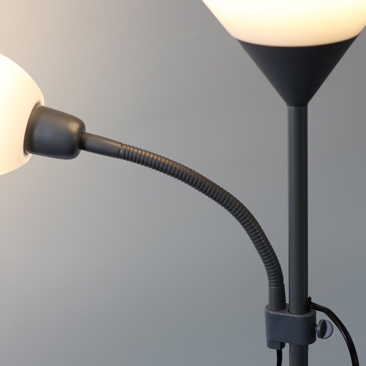 Georgia Mother and Child Floor Lamp - Grey - Johnny Boy