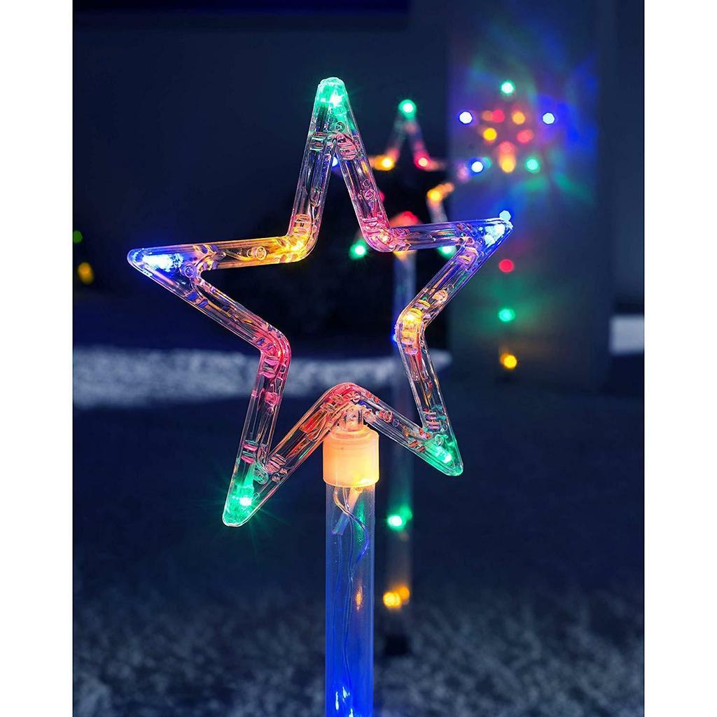 Set of 4 LED Star Path Light-Solar Power - Johnny Boy