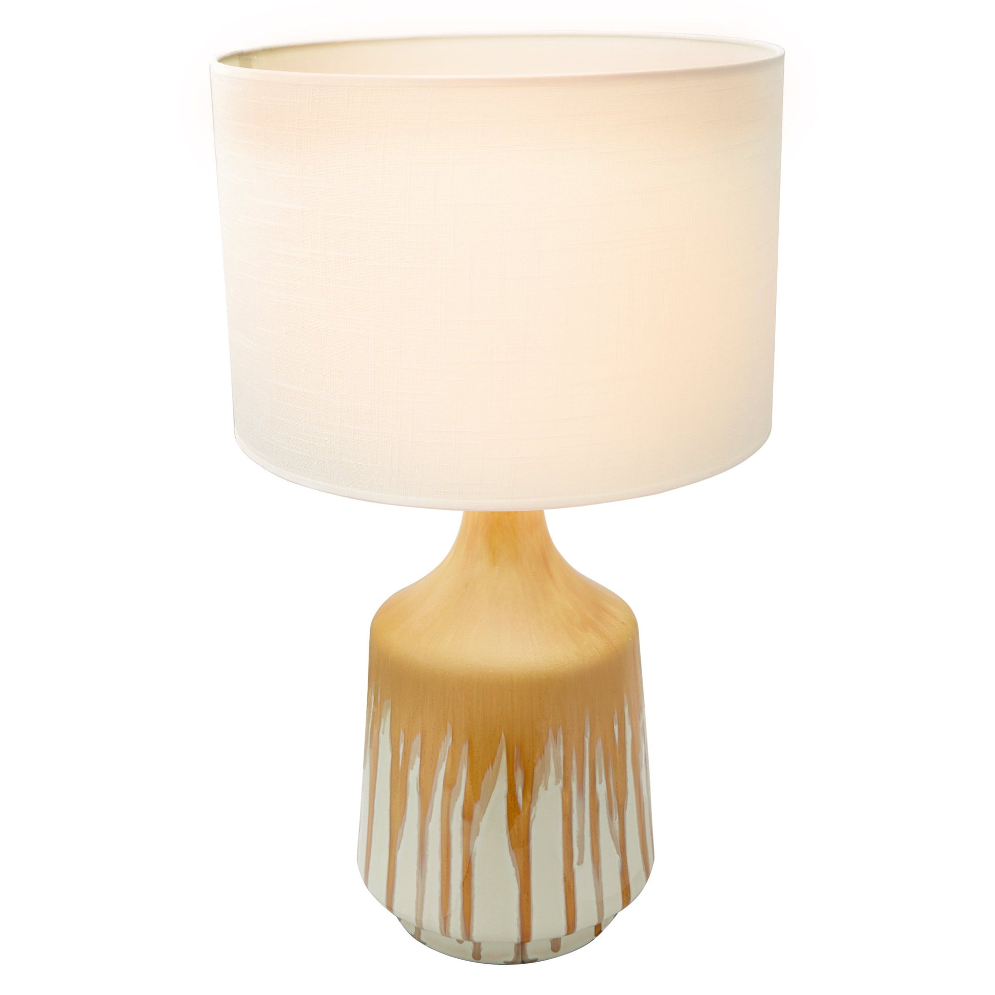 Martha Ceramic Table Lamp Yellow - Johnny Boy