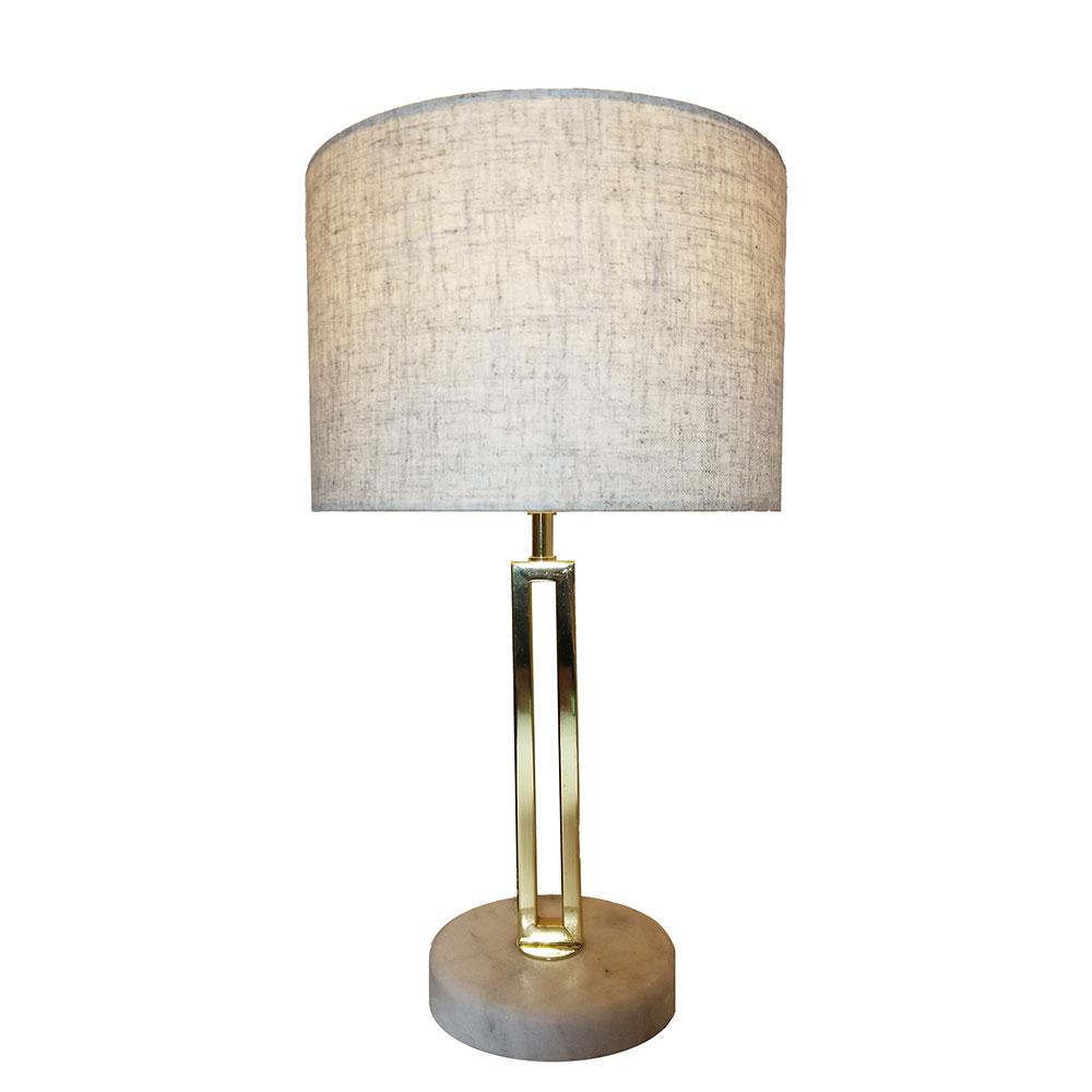 Margleus Table Lamp with Marble Base - Johnny Boy