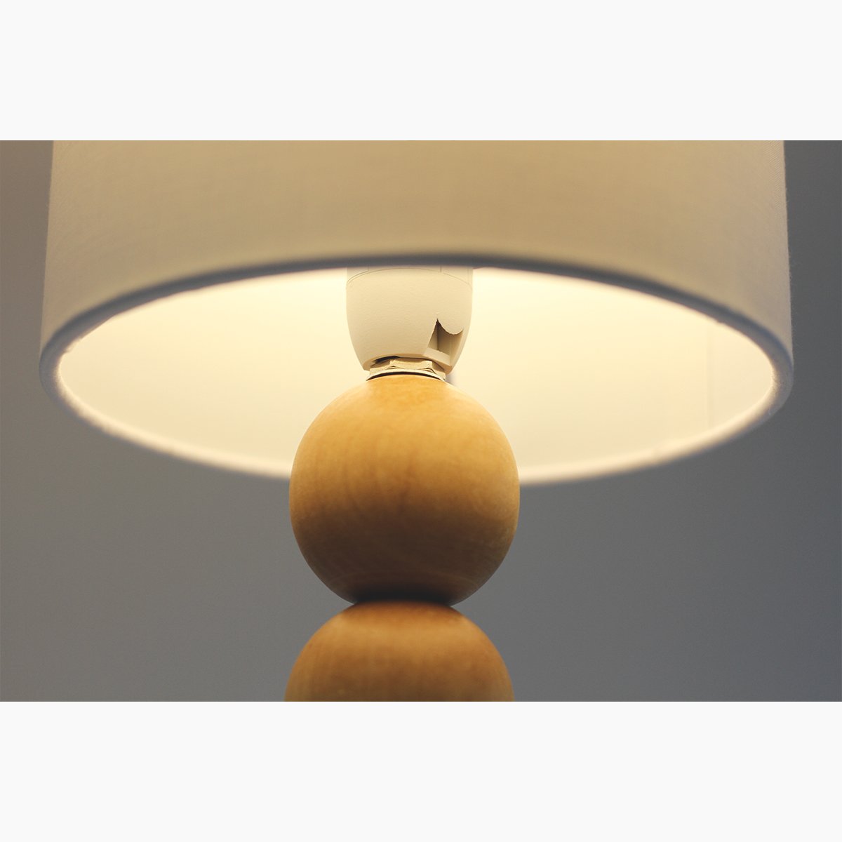 Cara Table Lamp - White - Johnny Boy