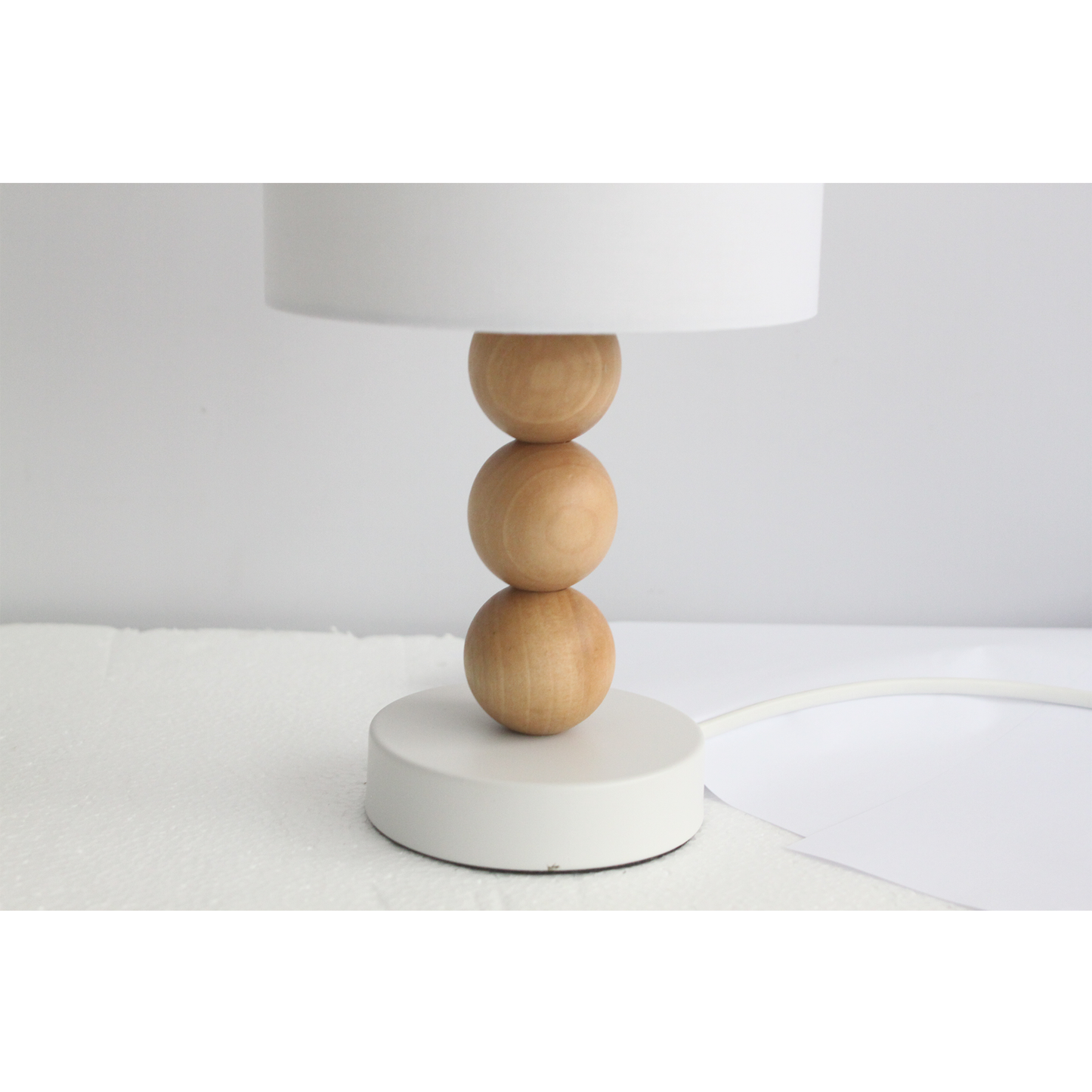 Cara Table Lamp - White - Johnny Boy