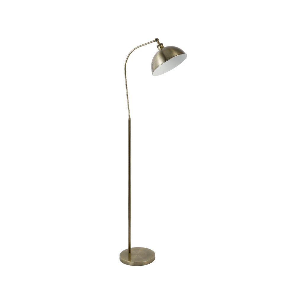 Lenna Floor Lamp - Antique Brass - Johnny Boy