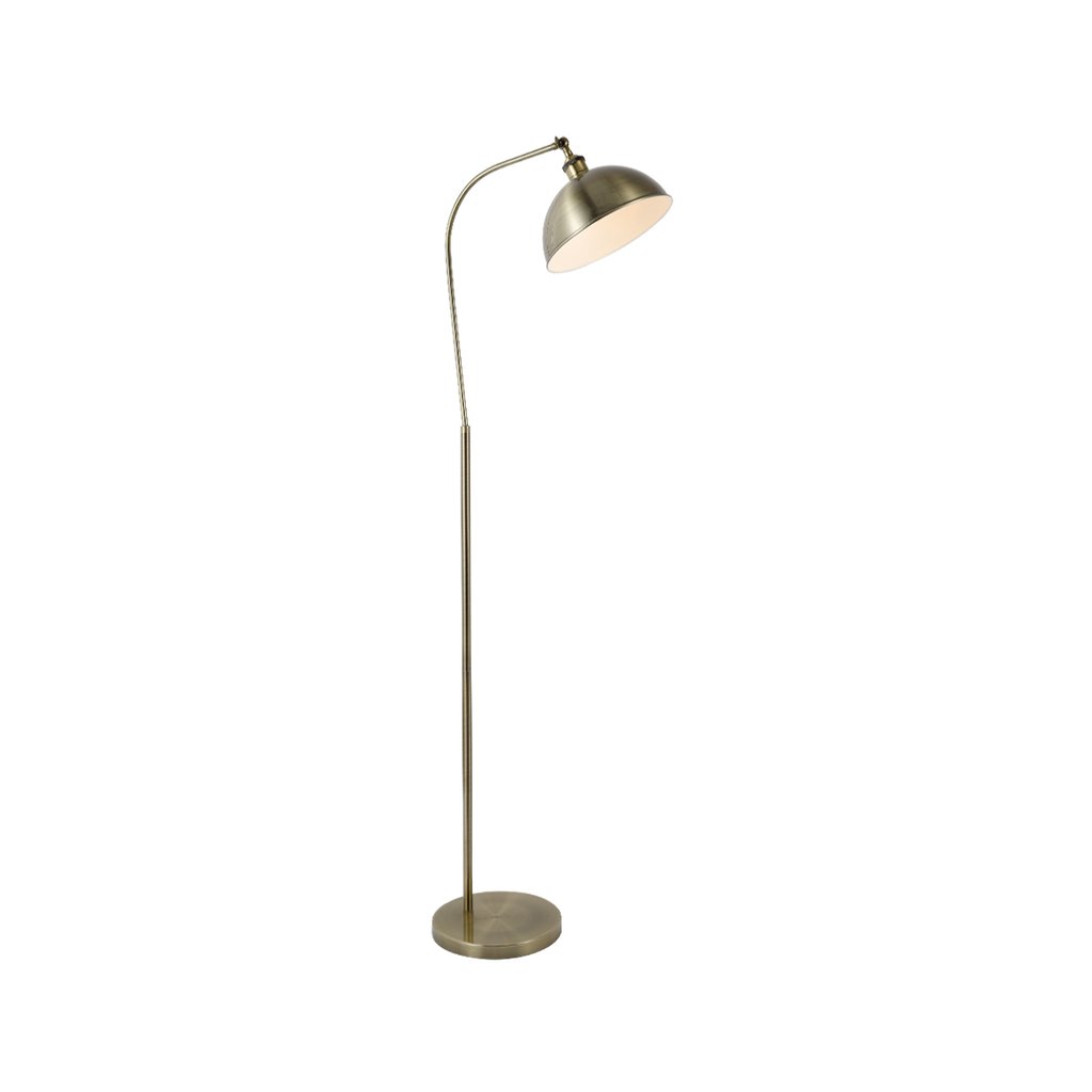 Lenna Floor Lamp - Antique Brass - Johnny Boy