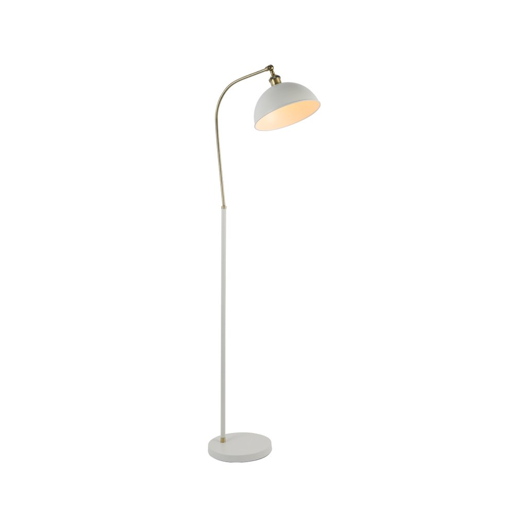 Lenna Floor Lamp - White - Johnny Boy