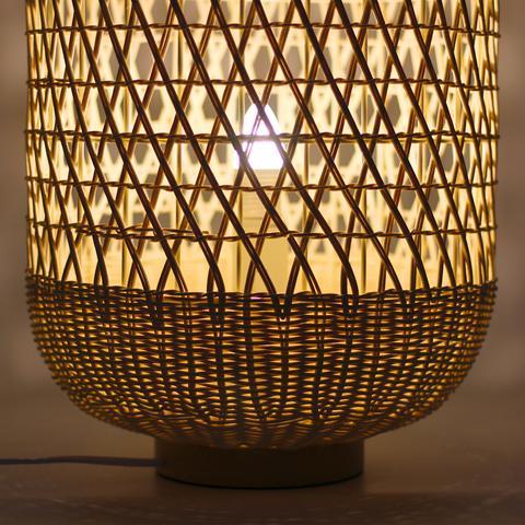 Ophelia Rattan Table Lamp - Johnny Boy