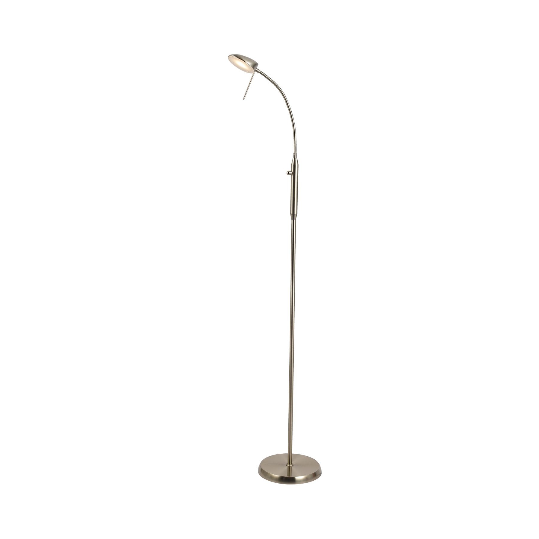 Jella LED Floor Lamp - Satin Chrome - Johnny Boy