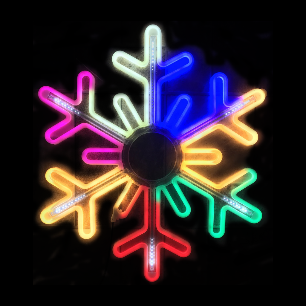 75cm Digital Snowflake - Johnny Boy