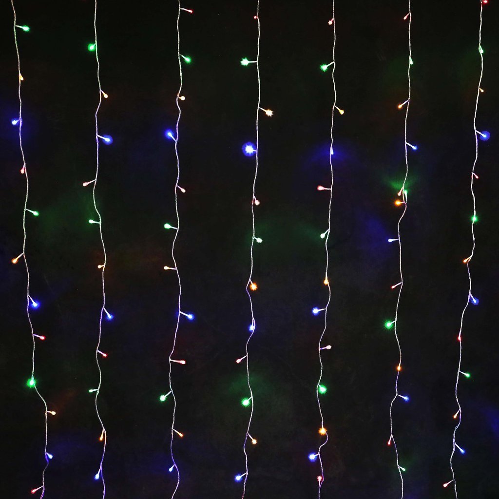 160 LED Curtain Light - 2Mx2M - Extendable-0M - Johnny Boy