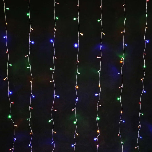 160 LED Curtain Light - 2Mx2M - Extendable-0M - Johnny Boy