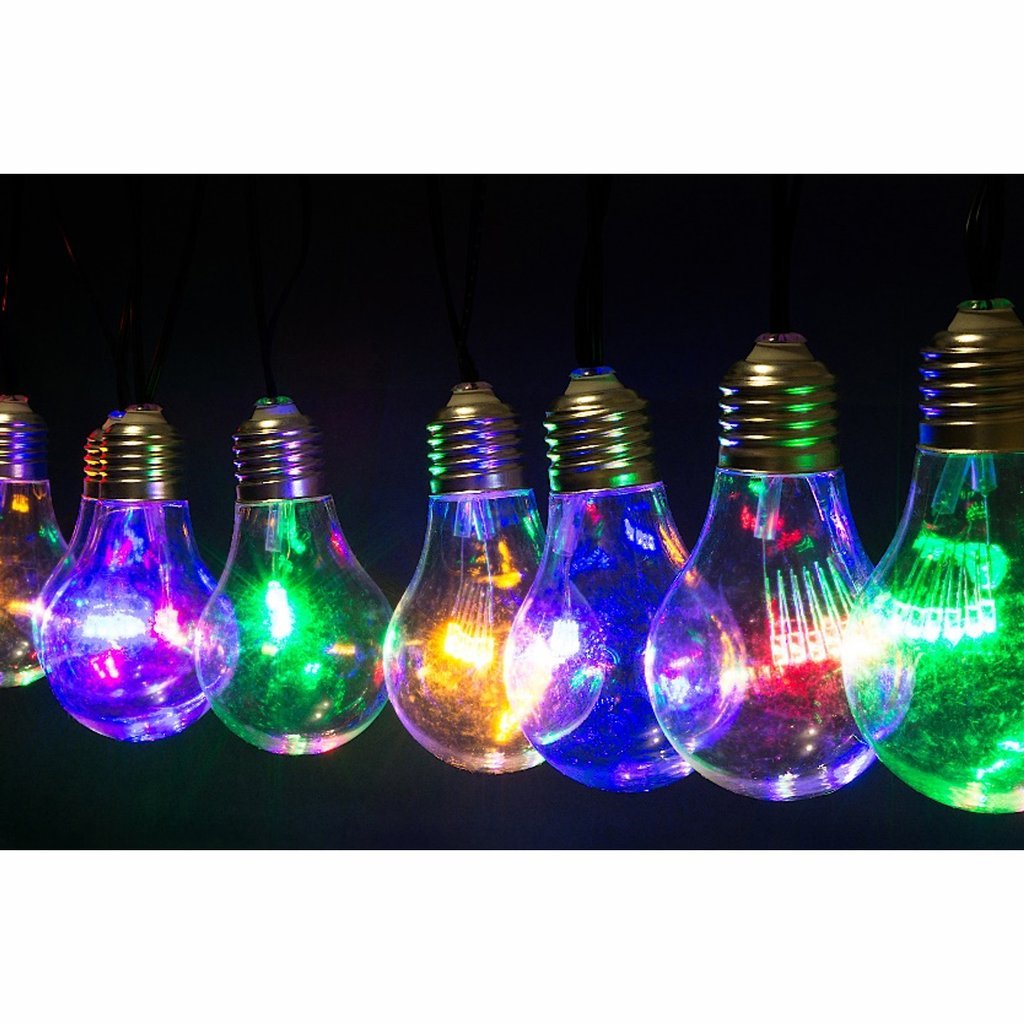 10 Globes Connectable LED Festoon String Light - Multicolour - Johnny Boy