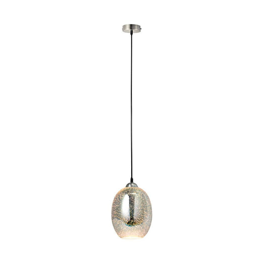 Moravian Glass Oval Pendant Light - Johnny Boy