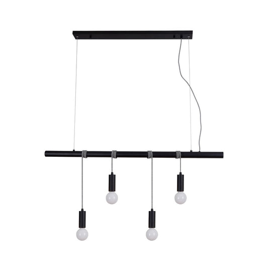 Bikkel 4 Lights Pendant Light - Black - Johnny Boy