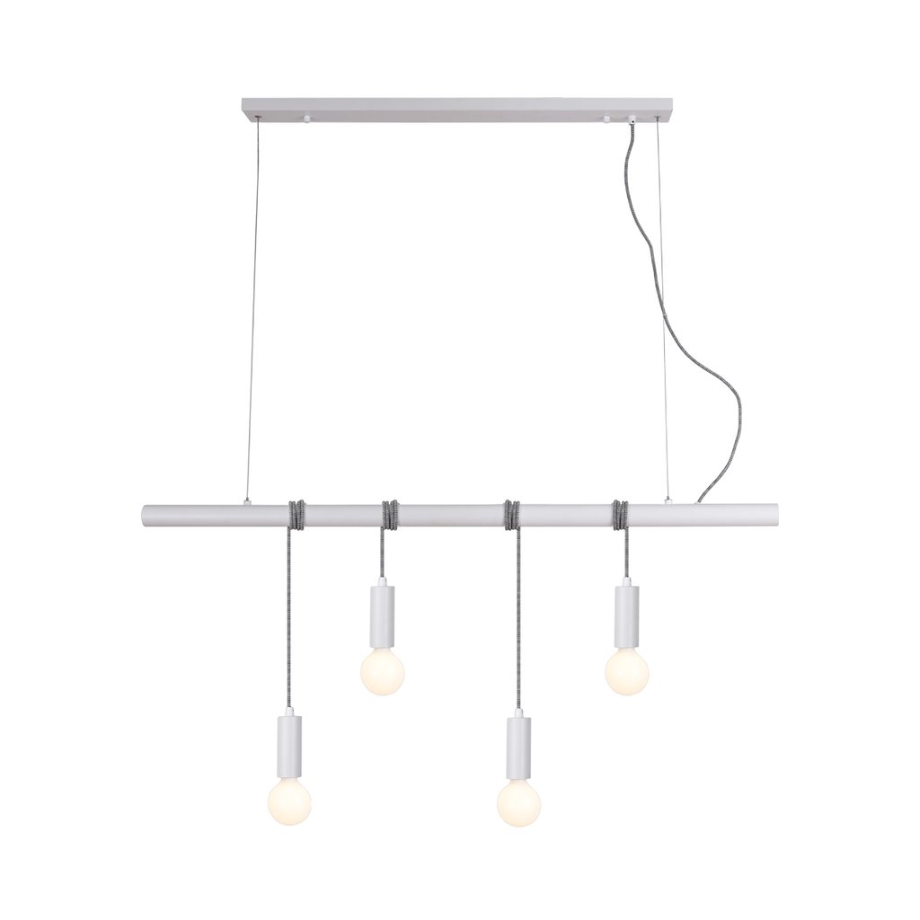 Bikkel 4 Lights Pendant Light - White - Johnny Boy