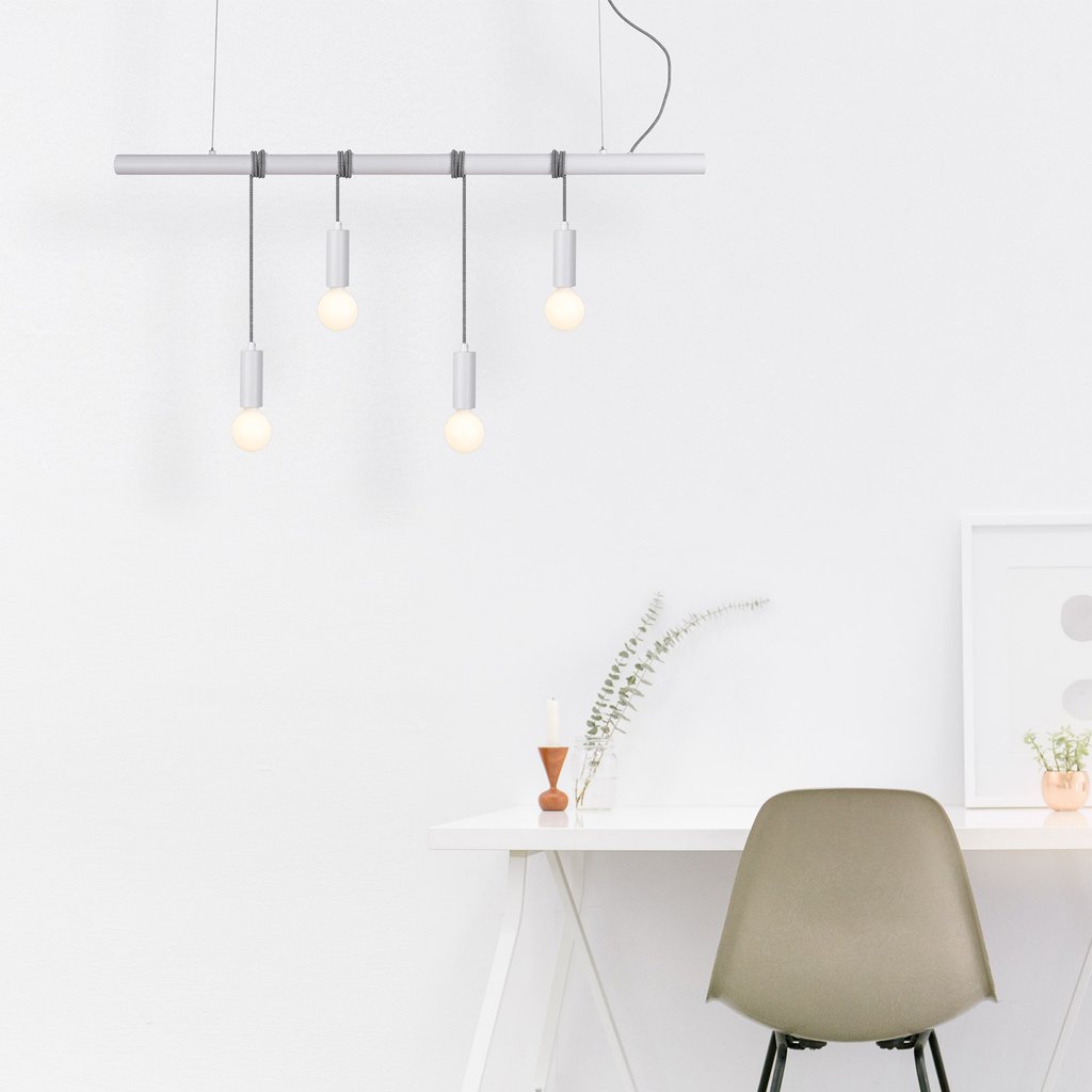 Bikkel 4 Lights Pendant Light - White - Johnny Boy