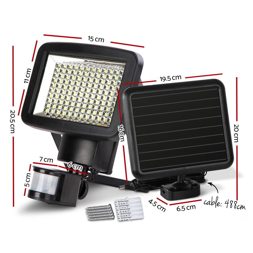 120 LED Solar Powered Sensor Light Outdoor Security Garden Porch - Johnny Boy