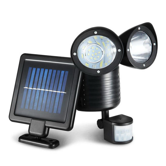 22 LED Solar Powered Dual Flood Lamp Outdoor Garden Security Light - Johnny Boy